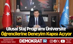 Ulusal Staj Programı Üniversite Öğrencilerine Deneyim Kapısı Açıyor