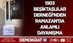 1903 BEŞİKTAŞLILAR DERNEĞİ’NDEN RAMAZAN’DA ANLAMLI DAYANIŞMA