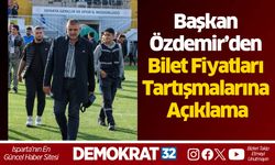 Ispartaspor Başkanı Özdemir’den Bilet Fiyatları Tartışmalarına Açıklama