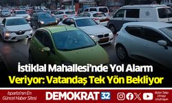 İstiklal Mahallesi’nde Yol Alarm Veriyor: Vatandaş Tek Yön Bekliyor