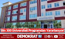 Bin 300 Üniversiteli Programdan Yararlanıyor