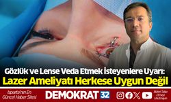 Gözlük ve Lense Veda Etmek İsteyenlere Uyarı: Lazer Ameliyatı Herkese Uygun Değil