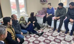 KAYMAKAM GÜR, ELMAS AİLESİNİN ACISINI PAYLAŞTI