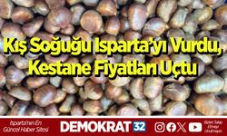 Kış Soğuğu Isparta’yı Vurdu, Kestane Fiyatları Uçtu