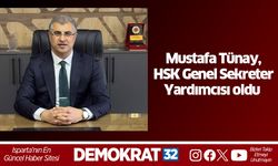 Mustafa Tünay, HSK Genel Sekreter Yardımcısı oldu