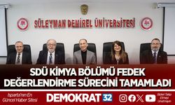 SDÜ KİMYA BÖLÜMÜ FEDEK DEĞERLENDİRME SÜRECİNİ TAMAMLADI