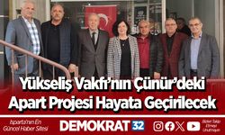 Yükseliş Vakfı’nın Çünür’deki Apart projesi hayata geçirilecek