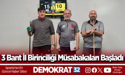 3 Bant İl Birinciliği müsabakaları başladı