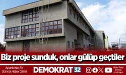 Biz proje sunduk, onlar gülüp geçtiler