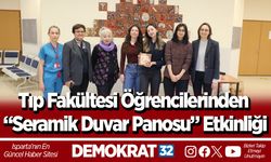 Tıp Fakültesi Öğrencilerinden “Seramik Duvar Panosu” Etkinliği