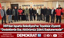 İHH’dan Isparta Belediyesi’ne Teşekkür Ziyareti “Desteklerde Baş Aktörümüz Şükrü Başkanımızdır”