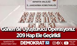 Gönen’de Uyuşturucu Operasyonu: 209 Hap Ele Geçirildi