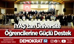 IYAŞ’tan Üniversite Öğrencilerine Güçlü Destek