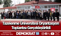 Tazelenme Üniversitesi Oryantasyon Toplantısı Gerçekleştirildi