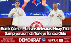 SDÜ Öğrencisi Burak Çümen “Üniversitelerarası Muay Thai Şampiyonası”nda Türkiye İkincisi Oldu