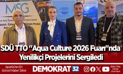 SDÜ TTO "Aqua Culture 2026 Fuarı"nda Yenilikçi Projelerini Sergiledi
