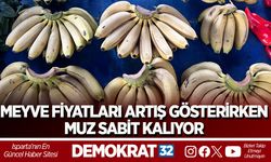MEYVE FİYATLARI ARTIŞ GÖSTERİRKEN, MUZ SABİT KALIYOR