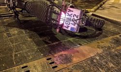 Motosiklet kazasında ağır yaralandı