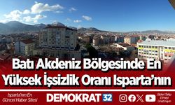 Batı Akdeniz Bölgesinde En Yüksek İşsizlik Oranı Isparta’nın