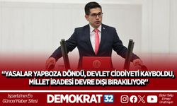 “YASALAR YAPBOZA DÖNDÜ, DEVLET CİDDİYETİ KAYBOLDU, MİLLET İRADESİ DEVRE DIŞI BIRAKILIYOR”