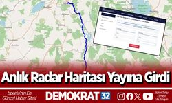 Anlık Radar Haritası Yayına Girdi