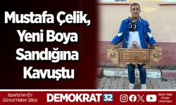 Mustafa Çelik, yeni boya sandığına kavuştu
