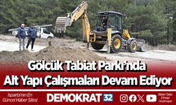 Gölcük Tabiat Parkı’nda alt yapı çalışmaları devam ediyor