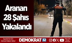 Aranan 28 Şahıs Yakalandı