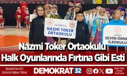 Nazmi Toker Ortaokulu Halk Oyunlarında Fırtına Gibi Esti