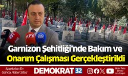 Garnizon Şehitliği’nde Bakım ve Onarım Çalışması Gerçekleştirildi