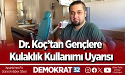 Dr. Koç’tan gençlere kulaklık kullanımı uyarısı