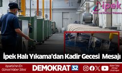 İpek Halı Yıkama’dan Kandil Mesajı