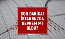 İstanbul deprem