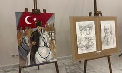 Lise Öğrencilerinden 12 Mart Temalı Resim Sergisi