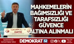 MAHKEMELERİN BAĞIMSIZLIĞI VE TARAFSIZLIĞI, GÜVENCE ALTINA ALINMALI