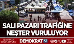 SALI PAZARI TRAFİĞİNE NEŞTER VURULUYOR