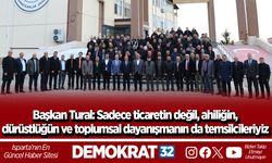 Başkan Tural: Sadece ticaretin değil, ahiliğin, dürüstlüğün ve toplumsal dayanışmanın da temsilcileriyiz