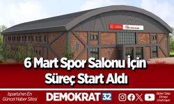 6 Mart Spor Salonu için süreç start aldı