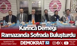 Karınca Derneği Ramazanda Sofrada Buluşturdu