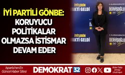 İYİ PARTİLİ GÖNBE: KORUYUCU POLİTİKALAR OLMAZSA İSTİSMAR DEVAM EDER