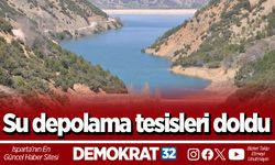 Su depolama tesisleri doldu