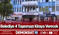 Belediye 4 Taşınmazı Kiraya Verecek