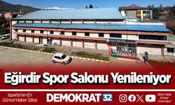 Eğirdir Spor Salonu Yenileniyor