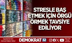 STRESLE BAŞ ETMEK İÇİN ÖRGÜ ÖRMEK TAVSİYE EDİLİYOR