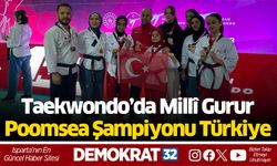 13. TAEKWONDO POOMSEA TÜRK MİLLÎ TAKIMI ŞAMPİYON OLARAK TAMAMLADI