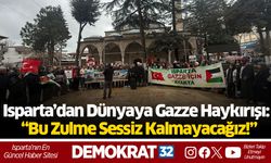 Isparta’dan Dünyaya Gazze Haykırışı: “Bu Zulme Sessiz Kalmayacağız!”