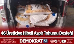 46 Üreticiye Hibeli Aspir Tohumu Desteği