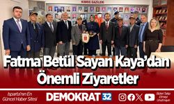 Fatma Betül Sayan Kaya’dan Önemli Ziyaretler