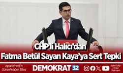 CHP'li Halıcı’dan Fatma Betül Sayan Kaya’ya Sert Tepki
