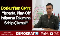 Bozkurt’tan Çağrı: “Isparta, Play-Off İstiyorsa Takımına Sahip Çıkmalı”